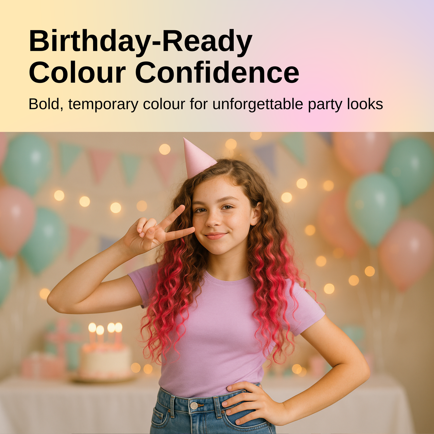 Straame Washable Hair Chalk Set (10 Colours) — Twist-Up Chalk Pens, Easy Apply, Shampoo Rinse-Off Temporary Hair Dye for kids, teens & adults | Fun Streaks for Parties, Birthdays & School Dress-Up