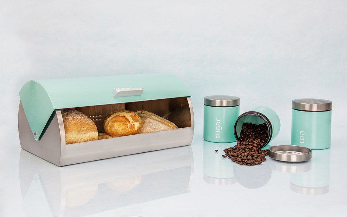 SQ Professional Dainty Range - Bread Bin and Canisters Set