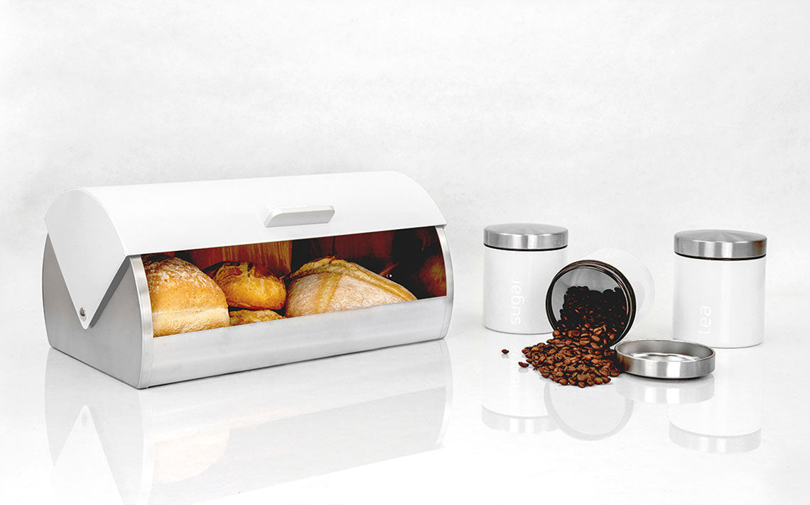 SQ Professional Dainty Range - Bread Bin and Canisters Set