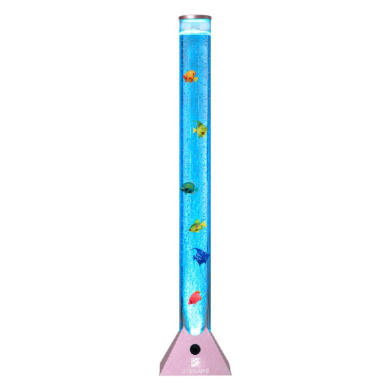 Straame 90cm Colour Changing LED Light Bubble Lamp - Colourful Artificial Tropical Fishes