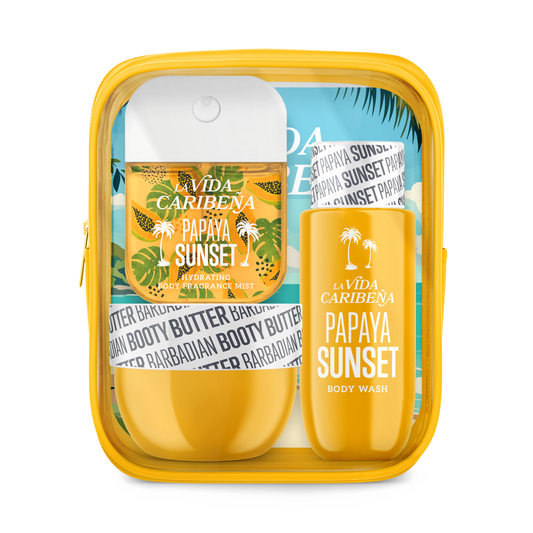 La Vida Caribeña – 3-Piece Set Listings (Papaya Sunset)