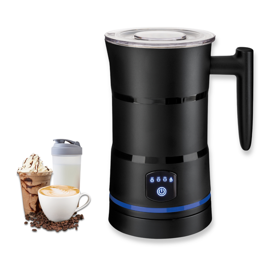 Straame Electric Milk Frother – Professional Automatic Foam Maker for Lattes, Cappuccinos & Hot Chocolates, Stainless Steel, Whisk & Froth in Seconds, Versatile Modes – Ideal for Home & Office Use