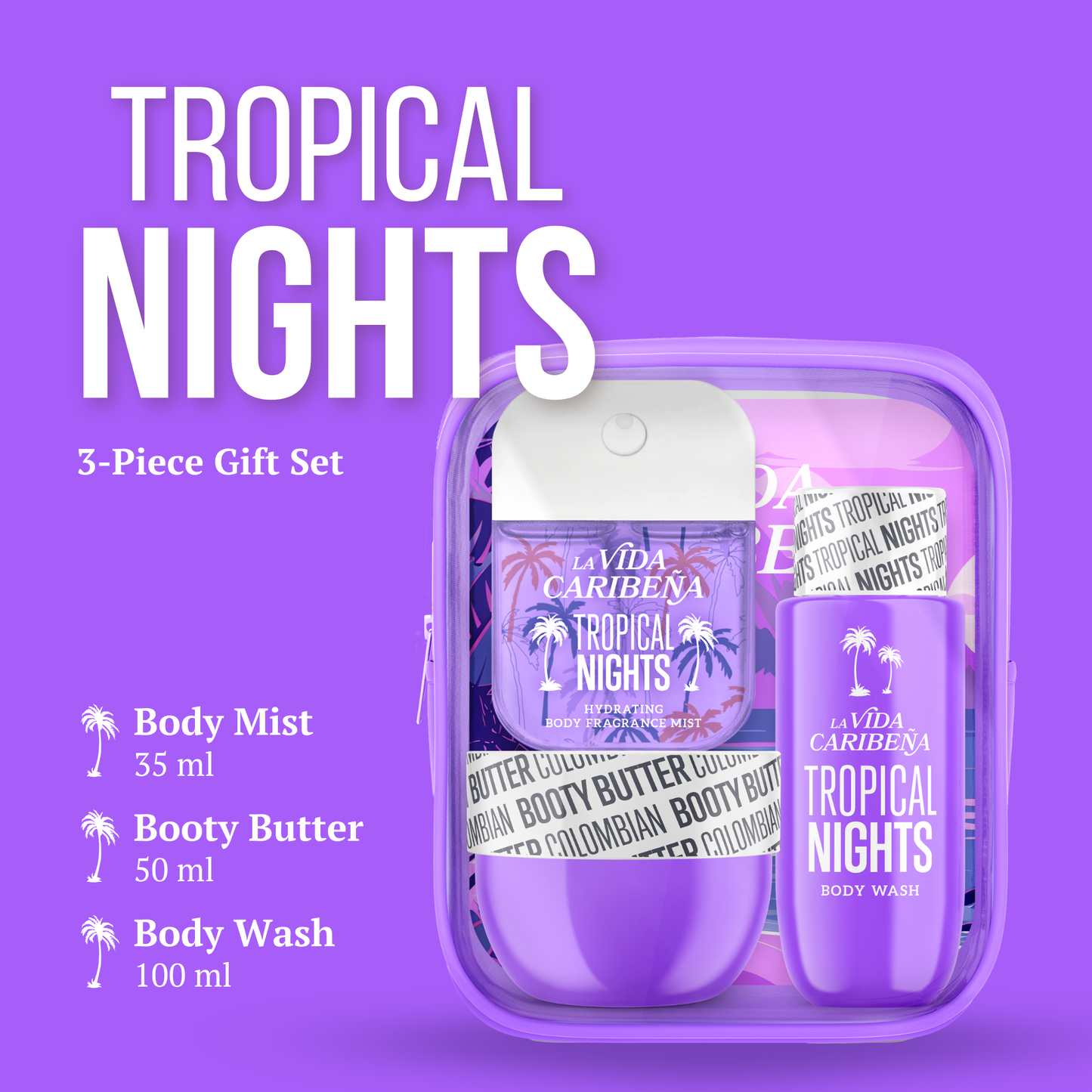 La Vida Caribeña – 3-Piece Set Listings (Tropical Nights)