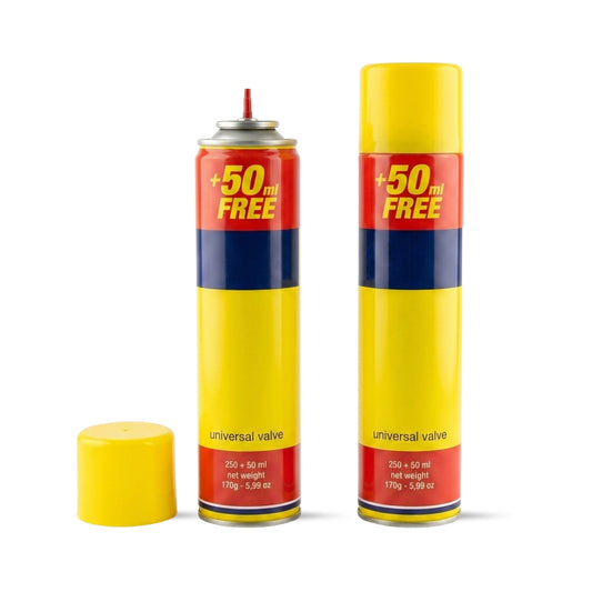 Straame Clipper Gas Refill Canister - 300ml Capacity- Universal Refill Fluid for Lighters, Torches, and Camping Stoves (Pack of 2)