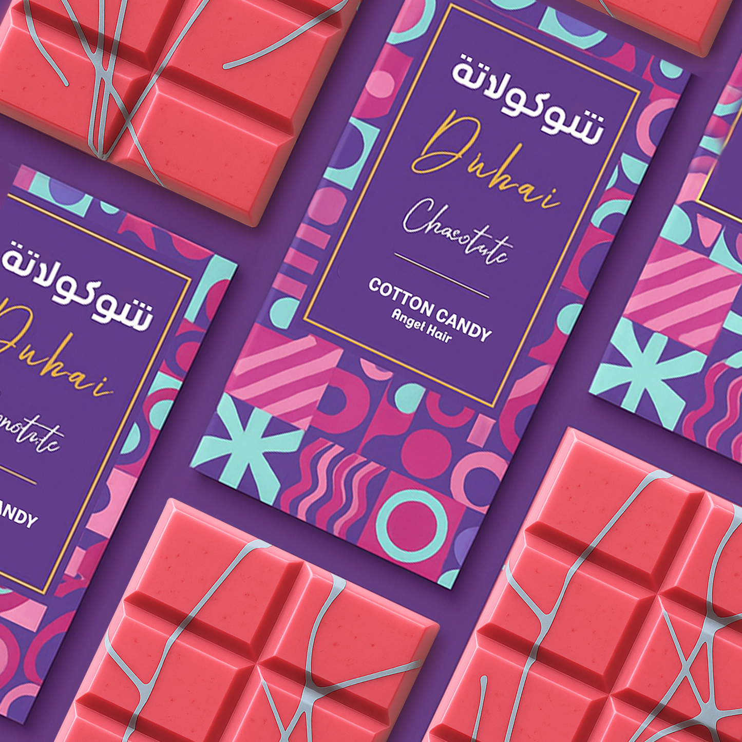 La Damas Dubai Chocolate – Angel Hair, Cotton Candy Flavour, Infused with Pistachio Cream | Pistachio Chocolate with Cotton Floss – Unique Indulgent Sweet Treat (200 g)