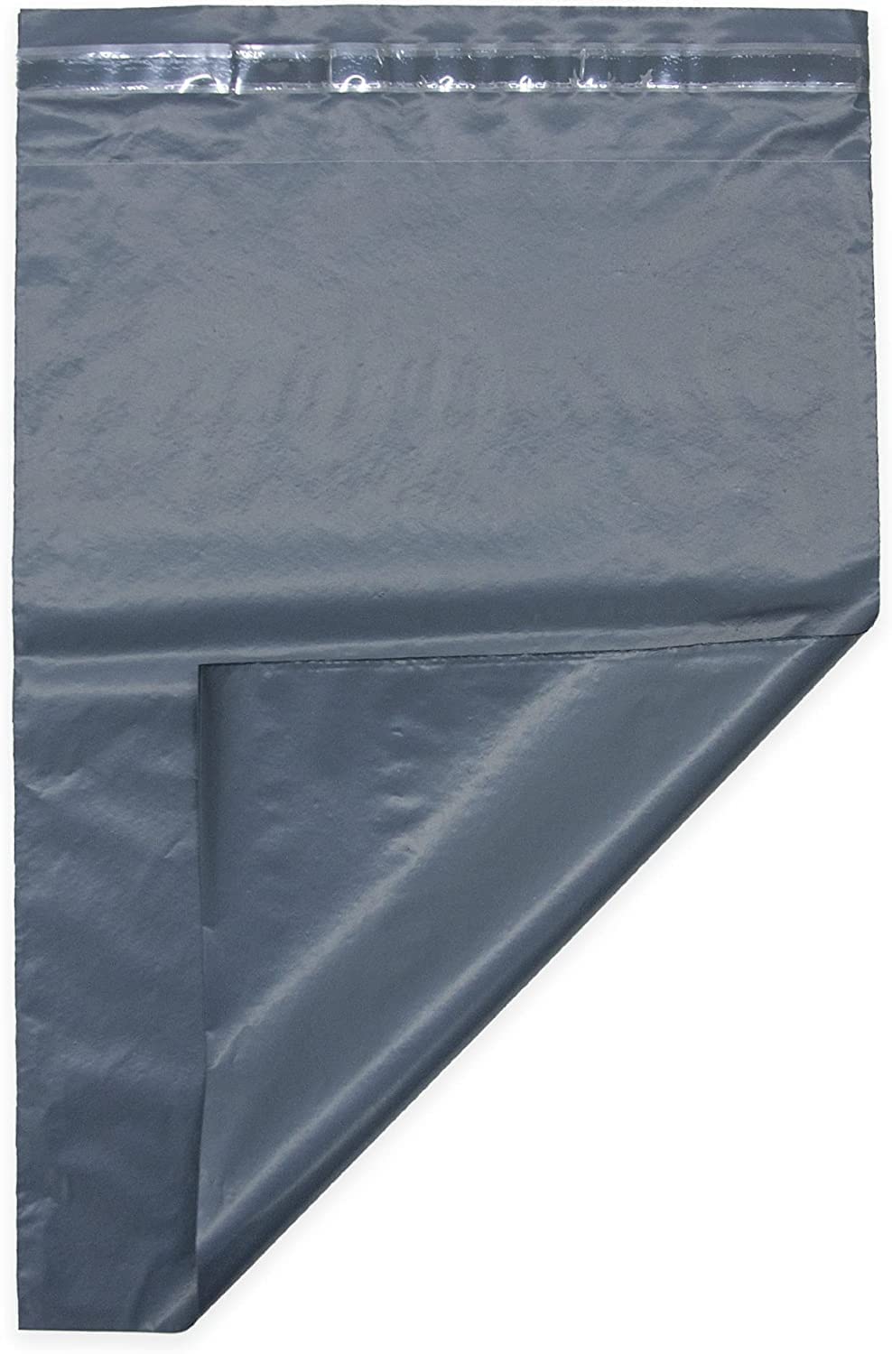 Mailing Bags, Grey Parcel Delivery Bags with Self-Seal Closure, Flexible Lightweight and Tear Proof Postal Mailing Bags, Multipack Mailing Envelope Bags (17x24, 50pk)