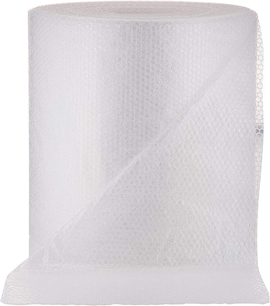 TPZ The Packaging Zone | Large Roll of Premium Polythene Bubble Wrap | Small Bubble Protective Wrap | Air Bubble Packaging for Moving Delicate Items & Package Storage Boxes (Clear, 500 x 25m)