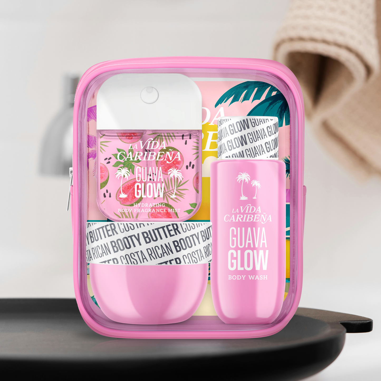 La Vida Caribeña – 3-Piece Set Listings (Guava Glow)