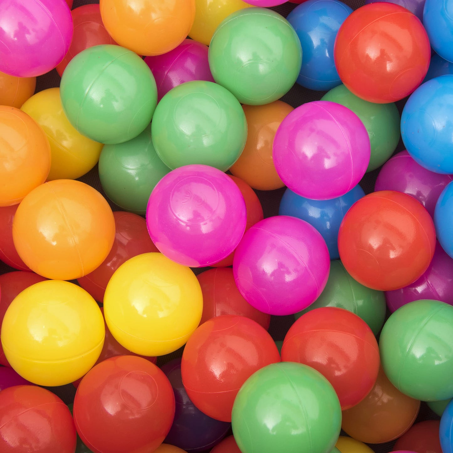 Straame Playballs, Soft Pit Balls for Kids, Small Colourful Plastic Balls, Crush Proof, No Sharp Edges, Toxic Free, Baby Approved Playball Set (Multicolour, 200 Balls)