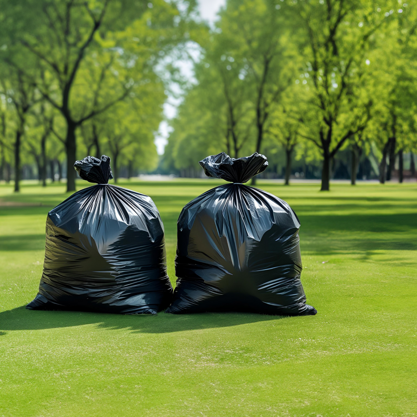 200 Pack Flat Black Bin Bags – Bin Bags heavy duty 80 L, General Waste Strong Refuse Sacks for Home, Kitchen, Office & Restaurant (45 × 72 × 97 cm)