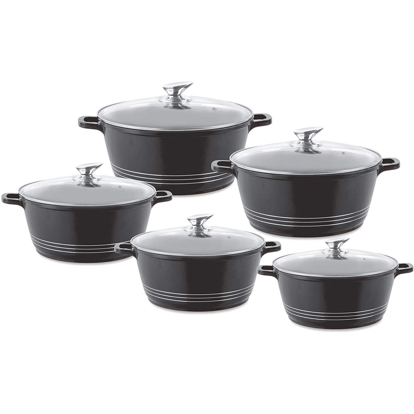 SQ Professional Durane Die-Cast - 5pc Stockpot Set