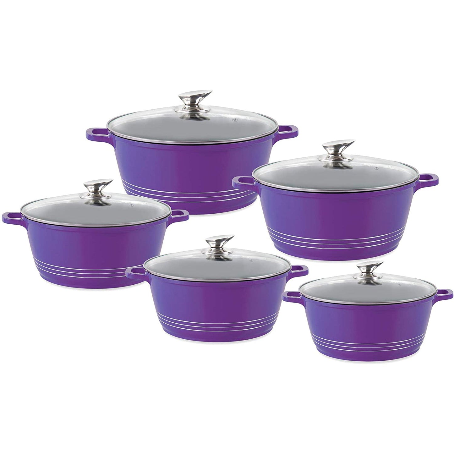 SQ Professional Durane Die-Cast - 5pc Stockpot Set