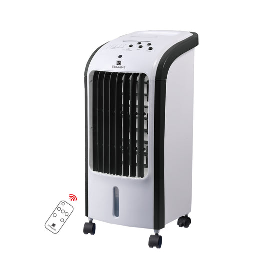 Straame Portable Air Cooler with Humidifier Function - White/Black