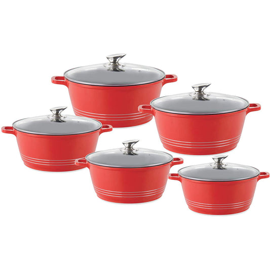 SQ Professional Nea Die-Cast 5pcs Stockpot Set